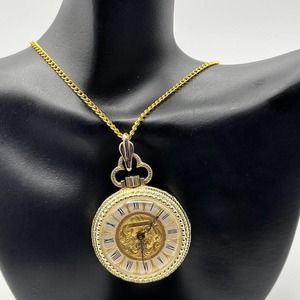 Vintage manual wind watch pendant